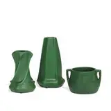 group of Mat Green earthenware vases, three by Weller Pottery, sold Apr 2022