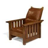 Morris chair by Contemporary American Art & Crafts, sold Apr 2022