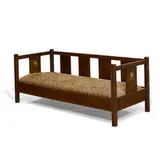 Stickley-Audi, inlaid settle