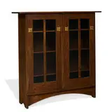 Stickley-Audi, inlaid bookcase