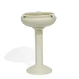 earthenware trophy style vase in white, shape number 2231 by Rookwood Pottery, sold Apr 2022