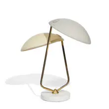 attribution Stilux, double-neck table lamp