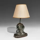 Art Déco, figural lamp