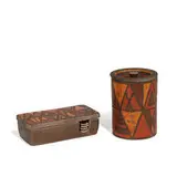 Alvino Bagni, lidded box with four ashtrays and lidded vessel