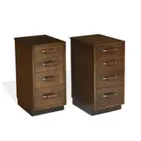 Eliel Saarinen, Flexible Home Arrangement nightstands, pair
