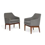 Jens Risom, lounge chairs, pair