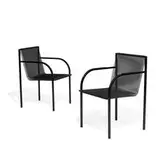 Shiro Kuramata, R401 lounge chairs, pair