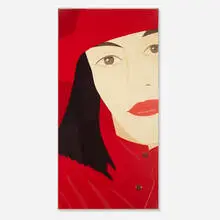 Alex Katz, Red Coat, 1983, screenprint on paper
