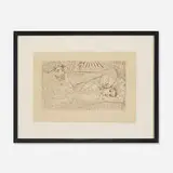 Pablo Picasso, untitled (from Afat), 1938, etching on paper