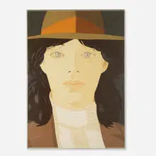 The Orange Band by Alex Katz, 1979, screenprint on paper, sold Apr 2013