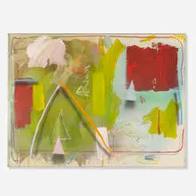 Sioux Playground by James Havard, 1975, acrylic on board, sold Apr 2013