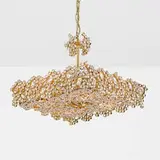 J. & L. Lobmeyr, chandelier, c. 1970, crystal, brass