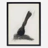 David Nash, Comet Ball, 1990, charcoal on paper