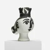 Pablo Picasso, Wood-Owl Woman, 1951, glazed earthenware with knife engraved decoration