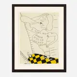 Jim Nutt, untitled, c. 1967, graphite and gouache on paper