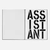 Christopher Wool, Black Book, 1989, screenprint on bound paper