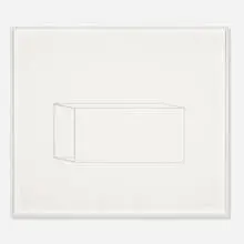 Untitled (108) by Donald Judd, 1978, etching on paper, sold Apr 2013