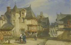 William Wyld, Untitled, watercolour 17 x 25cm