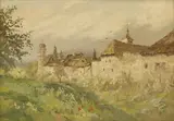 Ludwig von Andok, Untitled, oil on canvas 71.5 x 103cm .