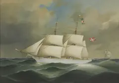 Heinrich Andreas Petersen, Untitled, oil on canvas 47 x 64.5cm (2)