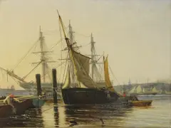 Henry Thomas Dawson, Untitled, oil on canvas 25 x 33cm