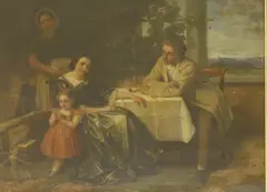 Charles Landseer, Untitled, oil on canvas 44.5 x 58cm