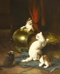 Léon Huber, Untitled, oil on canvas 81 x 65cm Provenance: Richard Green