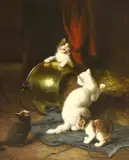 Léon Huber, Untitled, oil on canvas 81 x 65cm Provenance: Richard Green
