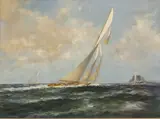 W... Spooner, Untitled, oil on canvas 77 x 102cm