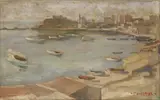 Christodoulos Roibis, Untitled, oil on canvas 33 x 51cm .