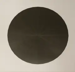 Mohammed Qasim Ashfaq, Untitled, 2014 Graphite on Fabriano 4 smooth 200 gsm paper Diameter: 60 cm Paper: 75 x 75cm