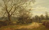 Enoch Crosland, Untitled, oil on canvas 34 x 51cm Provenance: The Betty and Barry Power Collection.