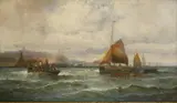 William Anslow Thornley, Untitled, oil on canvas 25 x 40cm (2) Provenance: The Betty and Barry Power Collection.