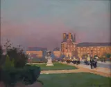 Jules Ernest Renoux, Avenue Paul Deroulédé in the Evening
