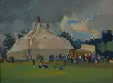 The Circus by Anglo-American School, 19th & 20th Century, sold Oct 2023