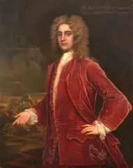 Portrait of Colonel William Townshend by Joseph Highmore, unsigned; inscribed 'The Hon.ble Col.n William Townshend / 3rd Son of Charles Viscount Townshend' (upper right) oil on c, offered Oct 2023
