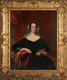 Portrait of a Maiden by European School, 19th Century, unsigned oil on canvas, sold Oct 2023