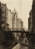 Luciano Guarnieri, Amsterdam Canal, ink, ink wash, and watercolor on Fabriano watermarked paper
