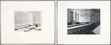 William Abranowicz, Two Photographs: Abandoned Luncheonette, RI and Princeton Baptist Church, Princeton, NJ, 1980, Gelatin silver prints; both signed 'Abranowicz' in pencil lower right; framed