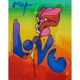 Peter Max, Love Series, Version IV, acrylic on paper/board