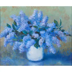 Frank Milby, Lilacs, oil on canvas