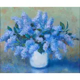 Frank Milby, Lilacs, oil on canvas