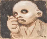 Yin Xin, Personnage, oil on canvas