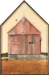 Eugene Conlon, Pastoral Icon, watercolor on paper/board