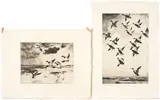 Frank Weston Benson, Two Waterfowl Prints, including: