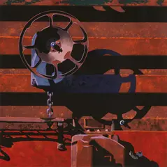 Robert Cottingham, Rolling Stock, For Leslie C., 1992, Color etching and aquatint; titled
