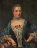 Portrait of a Women by American School, oil on canvas, offered Aug 2023