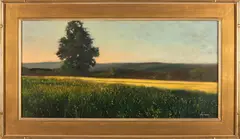 Steven H. Stroud, Leonard's at Dusk, oil on canvas