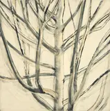 Sylvia Plimack Mangold, Untitled from the portfolio Six Couples, 12 Works, 1994, Drypoint and aquatint on paper; numbered