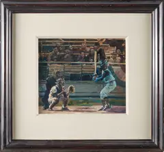 Lance Richbourg, Roberto Clemente, 1994, oil on board